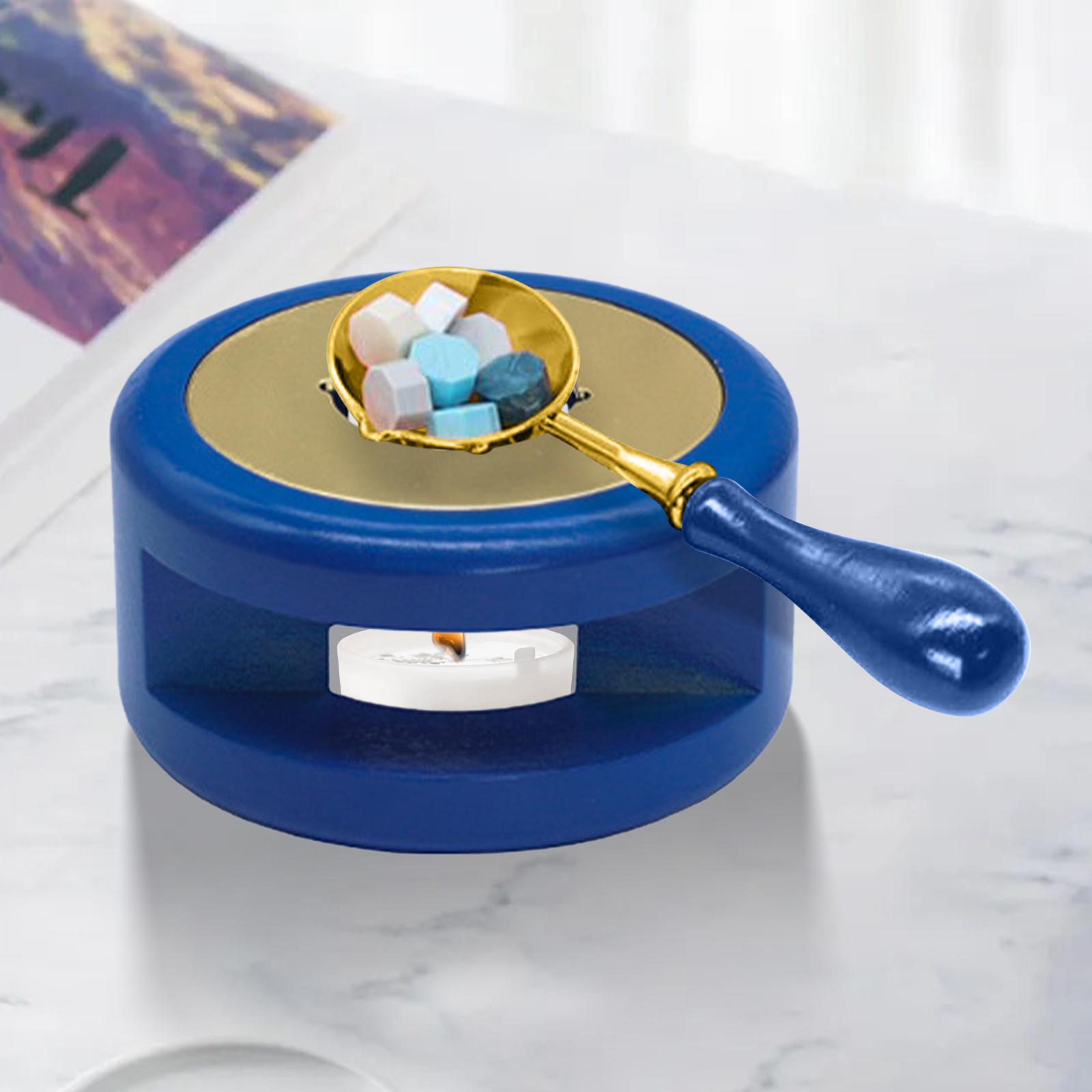Wax Seal Letter Kit - Waxzegelverwarmer Koperen Houten Smeltoven Set met