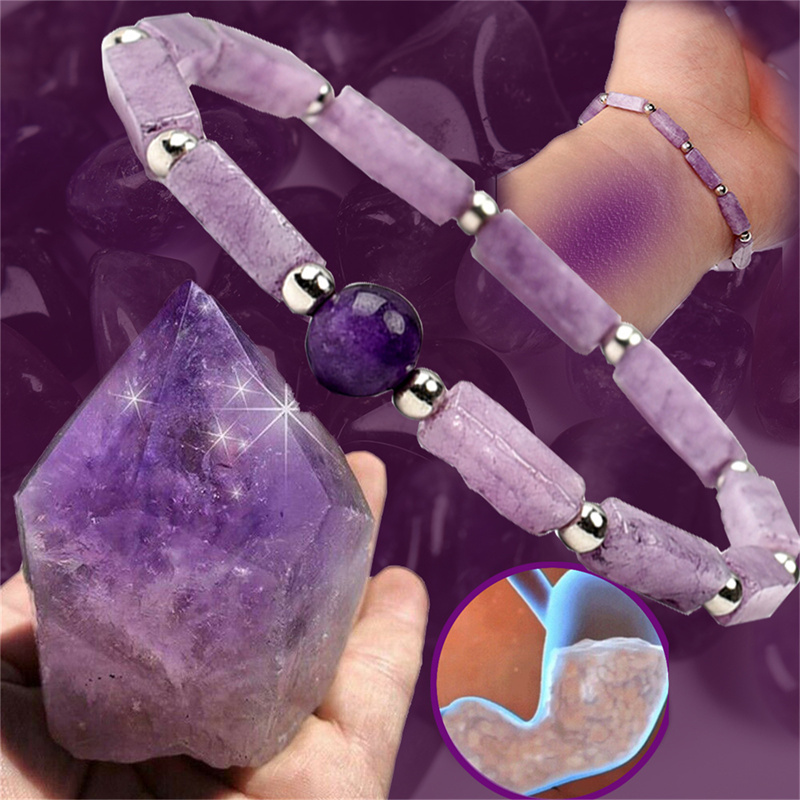 Coordinates Bracelet - 1 Stuks Amethist Body-Purify Afslankende Armband