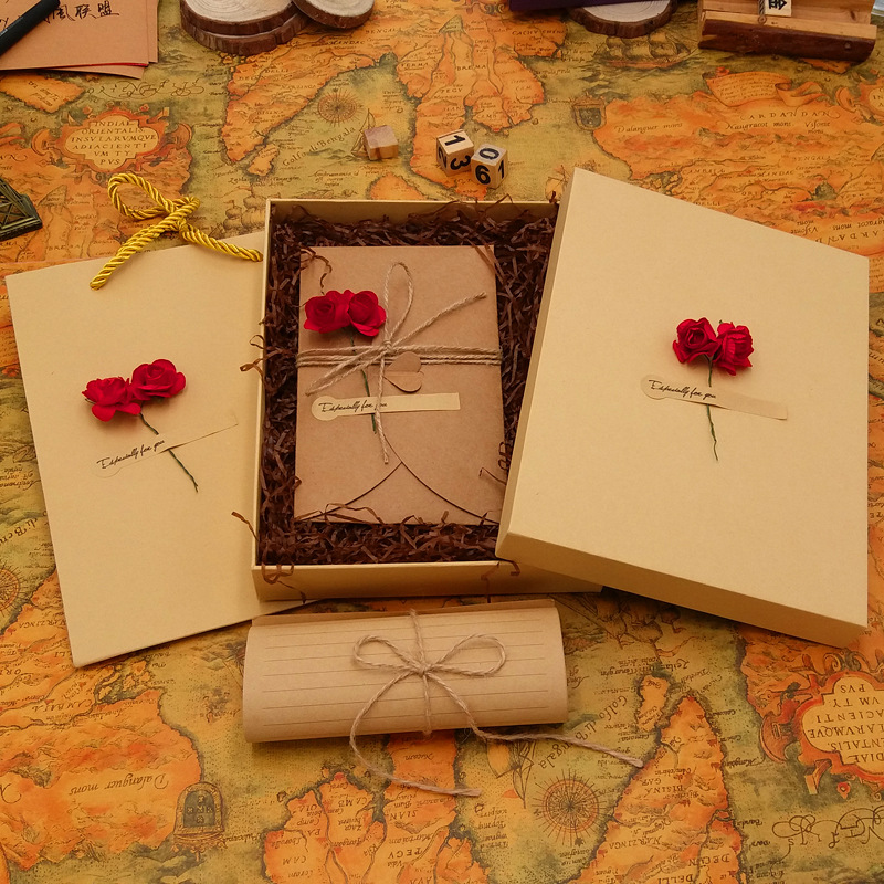 Wax Seal Letter Kit - Retro Envelop Romantische Bloem Decoratie Briefpapier