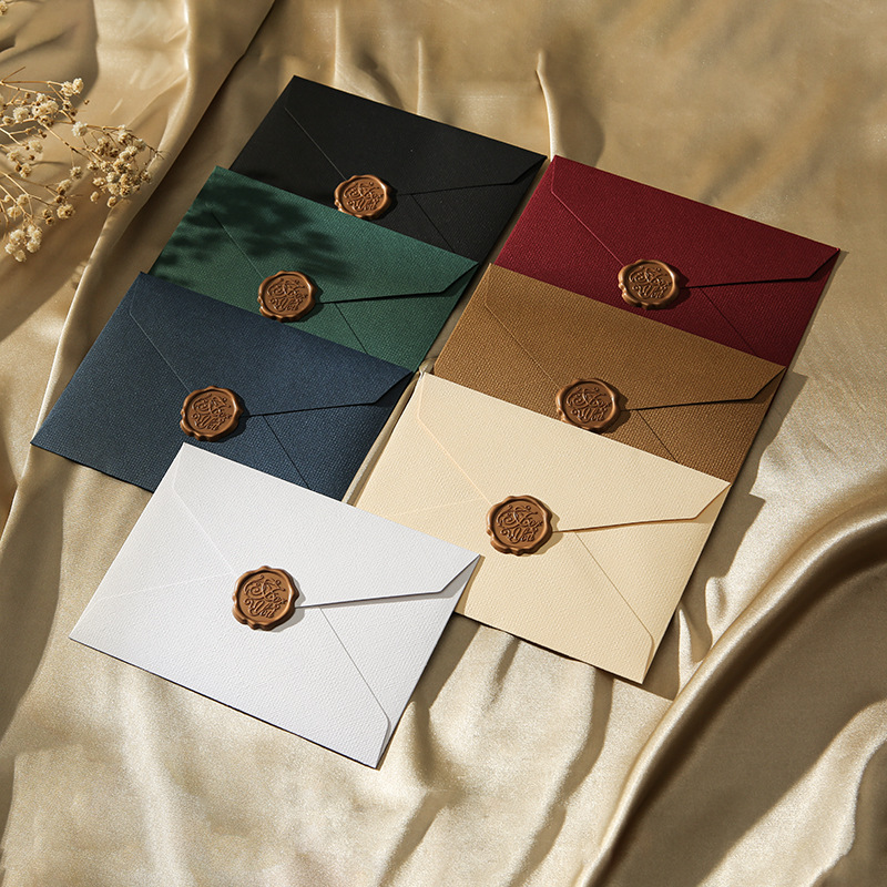 10 set 16x11cm wenskaarten lin - Wax Seal Letter Kit recensie en prijs