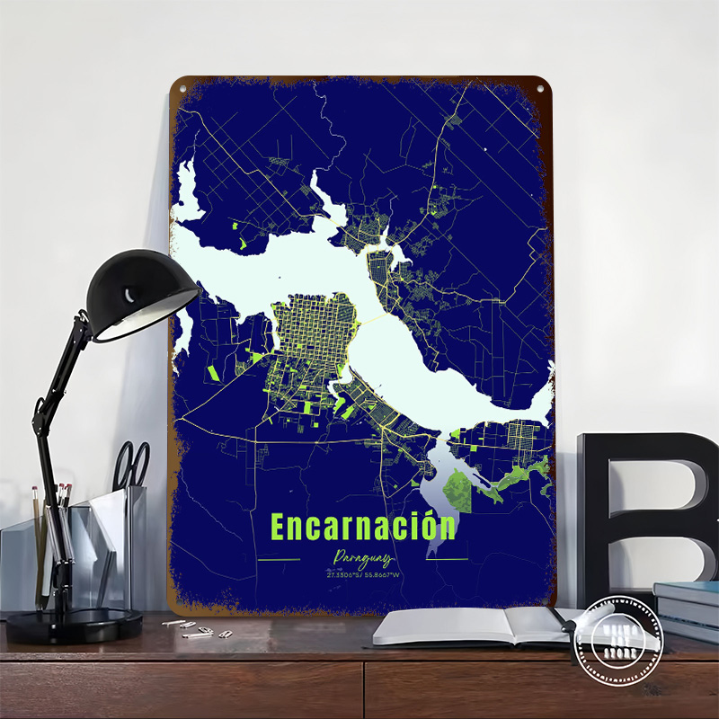Encarnación Decoratie Woondeco - Custom Map Poster recensie en prijs