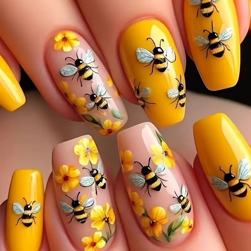 24 stks/set Middellange nepnag - Pressed Flower Art recensie en prijs