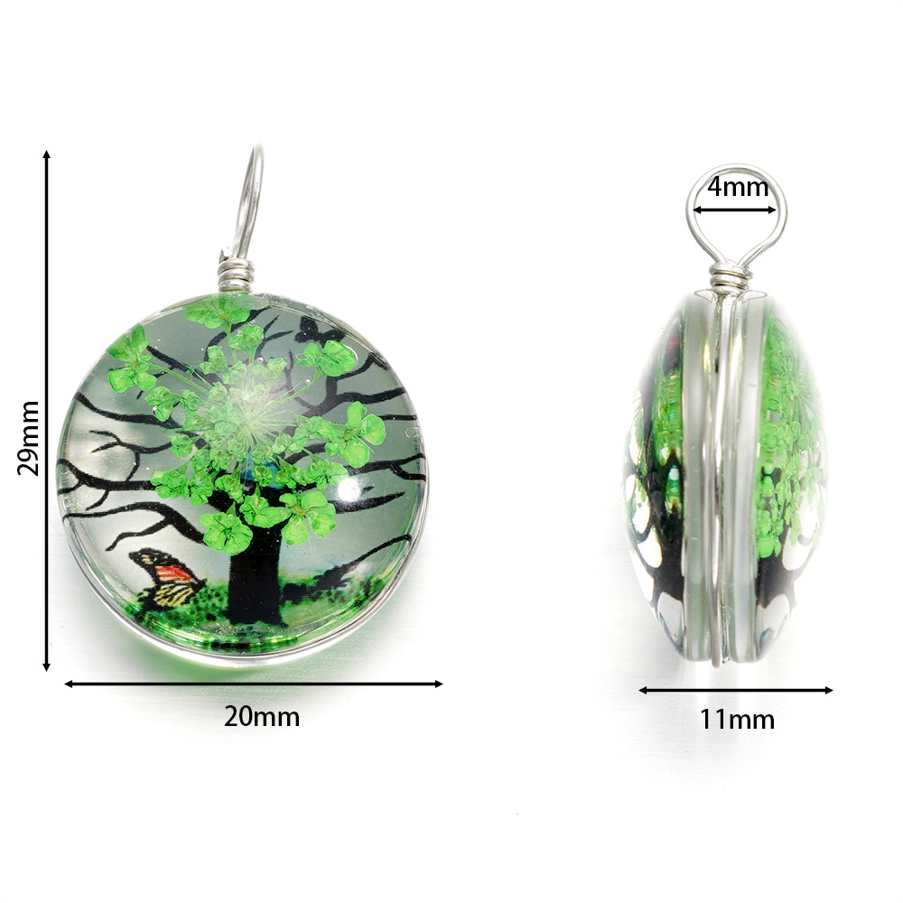 5 Stks/partij 20X29Mm Sieraden - Birth Flower Necklace recensie en prijs
