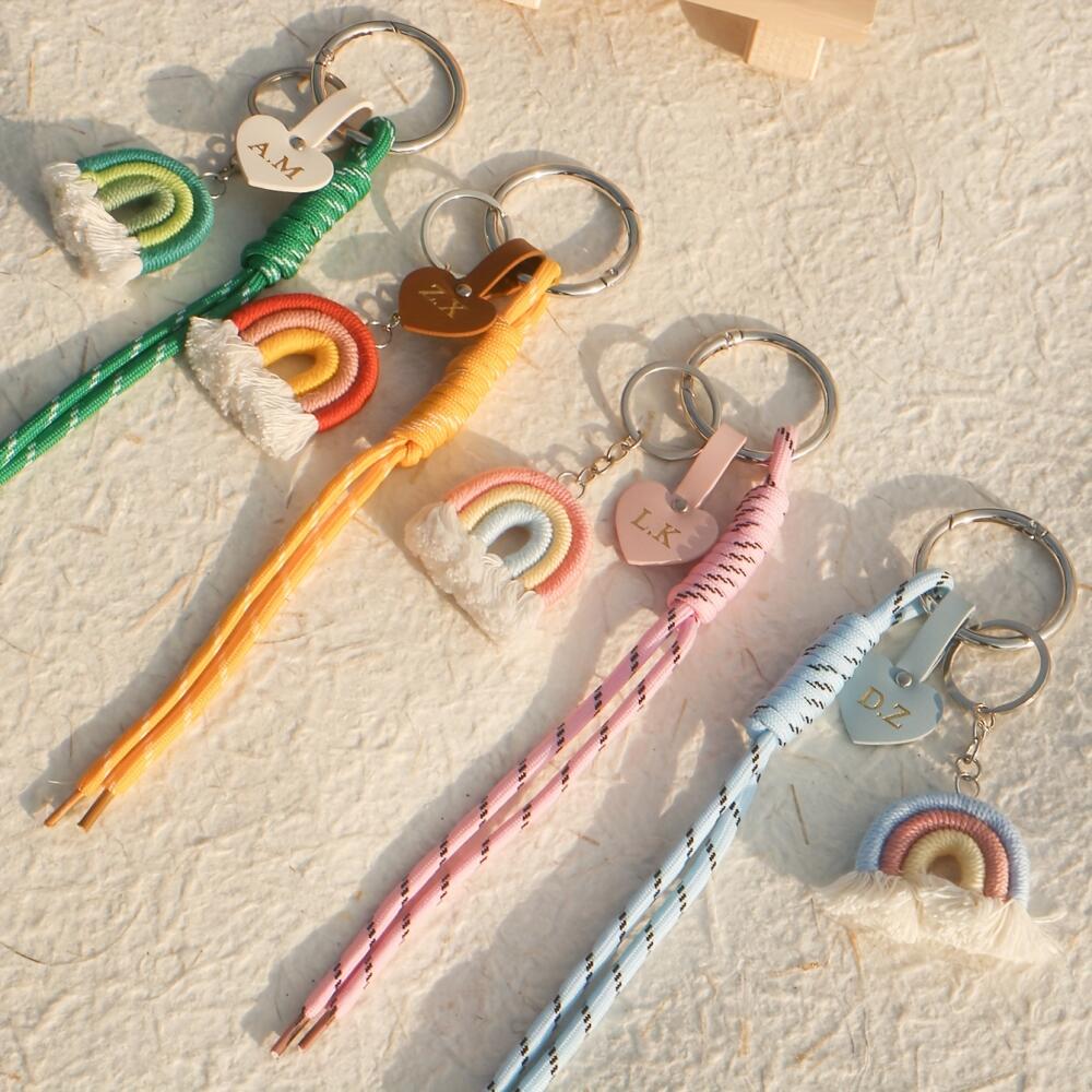 Op maat gemaakte lederen hartv - Monogram Keychain Leather recensie en prijs