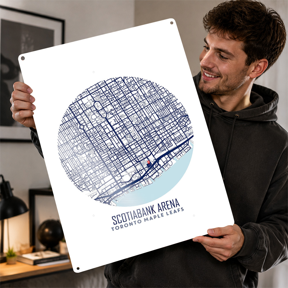 Scotiabank Arena Kaart Metalen - Custom Map Poster recensie en prijs