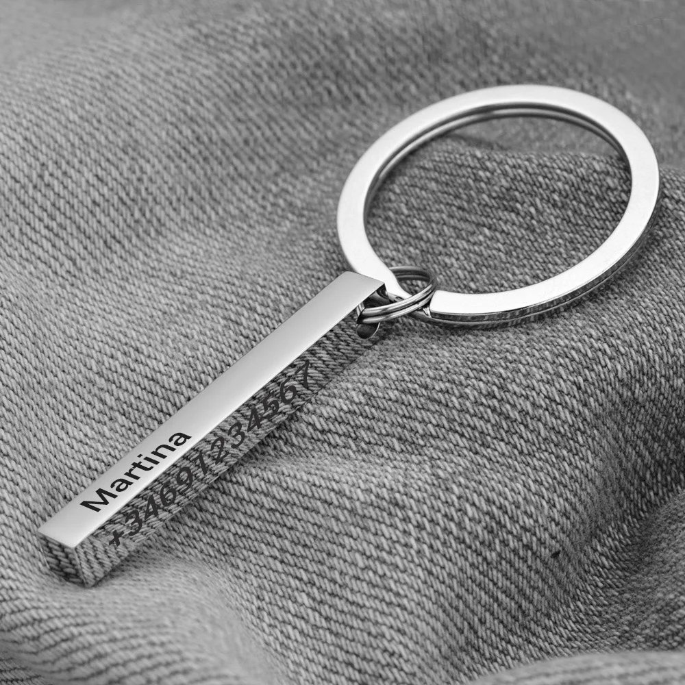 Gepersonaliseerde 3D Bar Sleut - Initial Ring Custom recensie en prijs