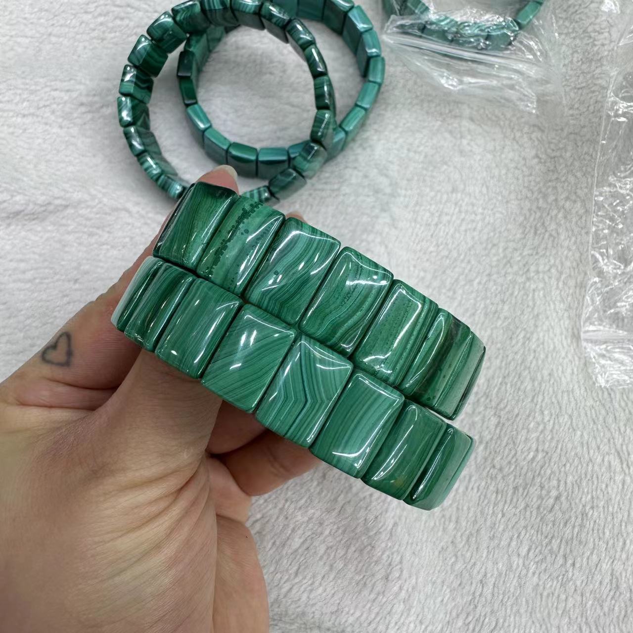 Echte Natuurlijke Groene Malac - Coordinates Bracelet recensie en prijs