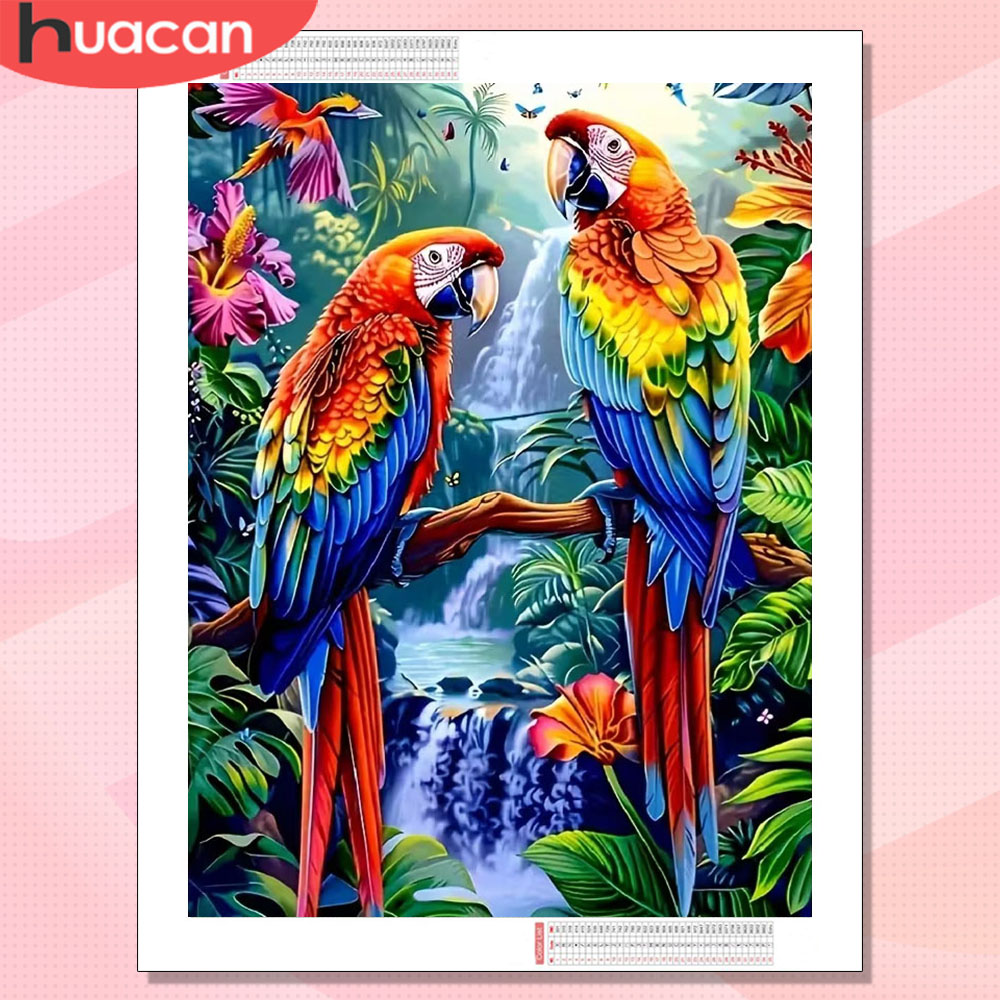 HUACAN Diamant schilderij nieu - Photo Mosaic Print recensie en prijs