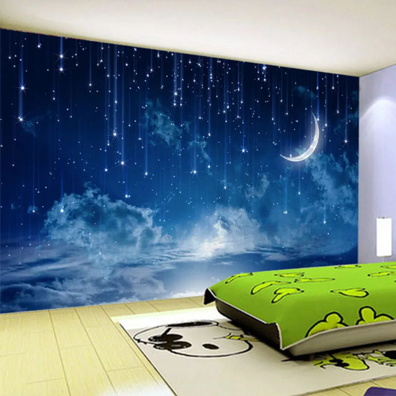 Muurschildering behang aangepa - Custom Night Sky recensie en prijs