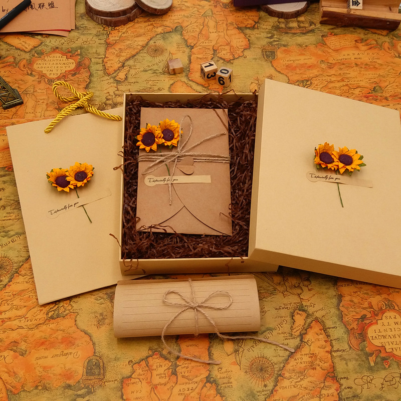 Retro Envelop Romantische Bloe - Wax Seal Letter Kit recensie en prijs