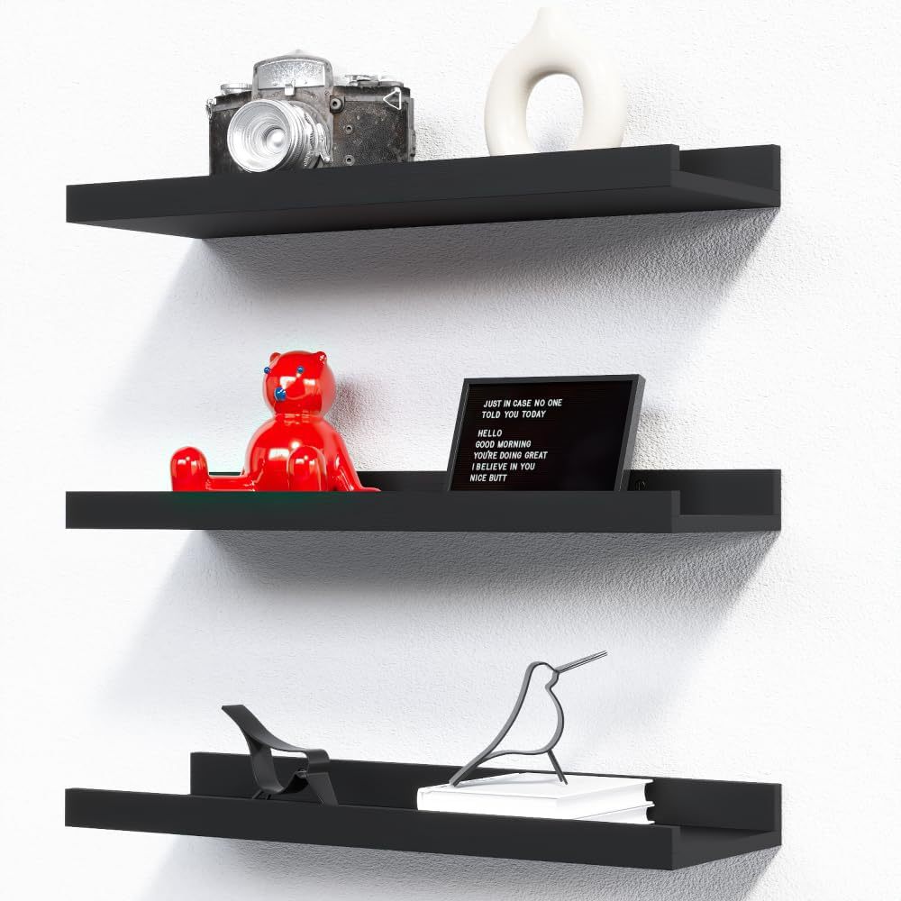 Creatief wandopbergrek 2-delig - Engraved Wood Frame recensie en prijs