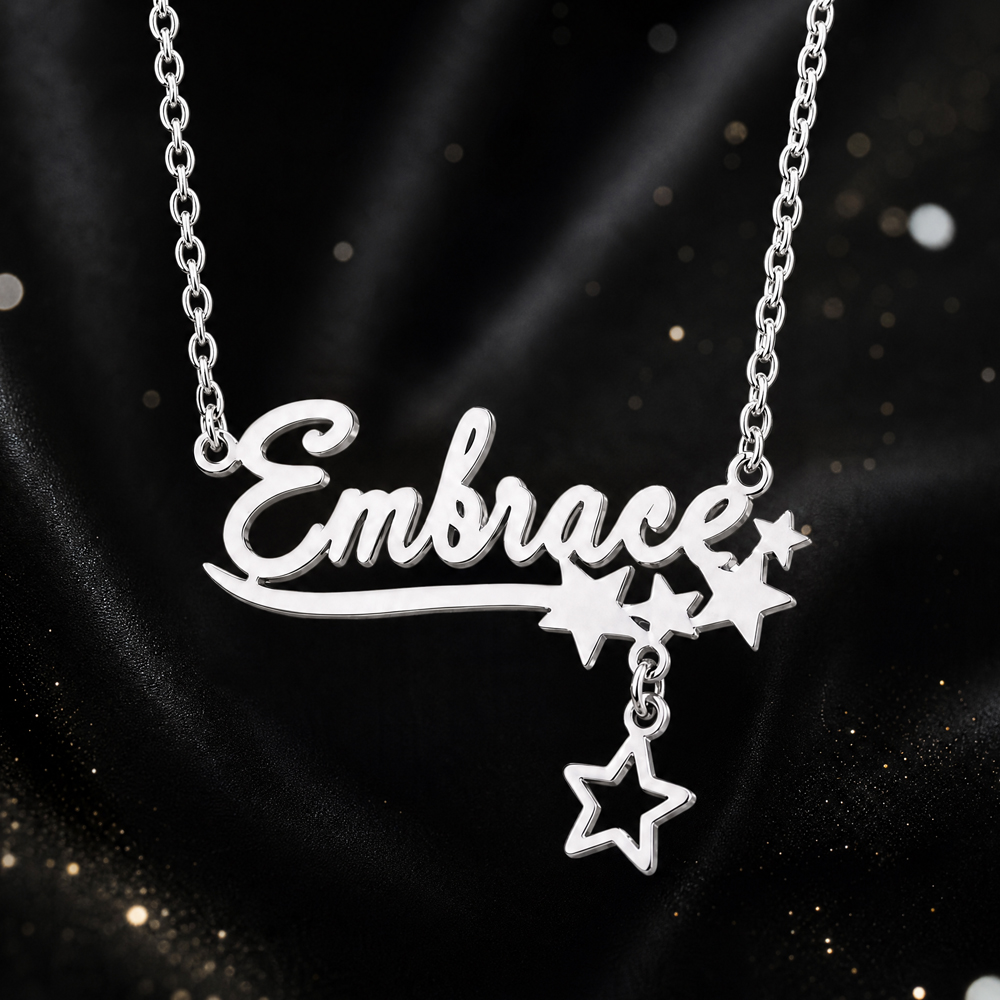 Aangepaste vlinder naam kettin - Name Necklace Custom recensie en prijs