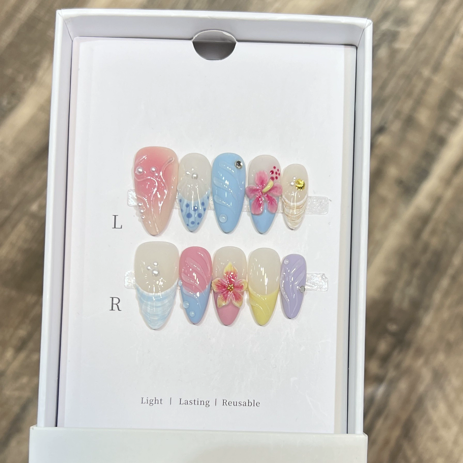 10 stuks melkachtige nude hand - Pressed Flower Art recensie en prijs